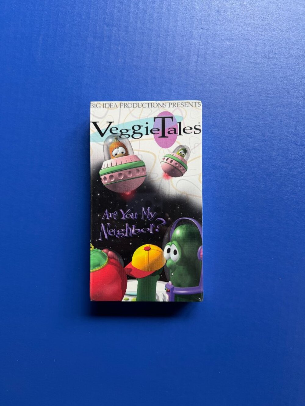 FACTORY SEALED 1995 VeggieTales Are You My Neighbor VHS Big Idea UFO ALIENS RARE